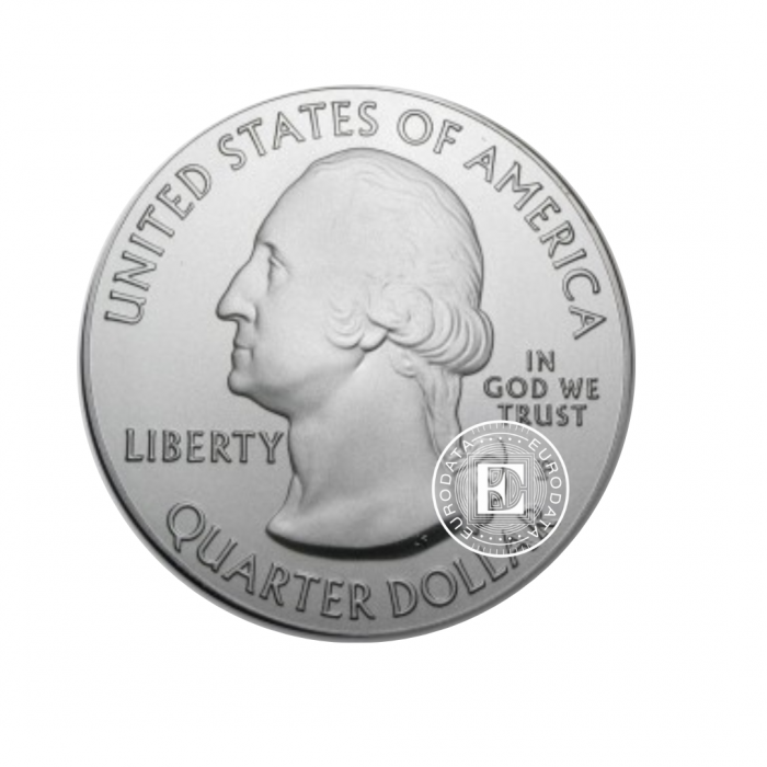 5 oz (155.50 g) silbermünze Großartige Sanddünen, USA 2014