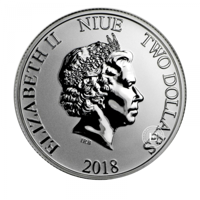 1 oz (31.10 g) srebrna moneta Star Wars - Darth Vader, Niue 2018