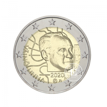 2 Euro moneta 100-sios Vaino Linna gimimo metinės, Suomija 2020