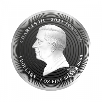1 oz (31.10 g) sidabrinė moneta Icon - Vincento van Gogas , Tokelau 2024