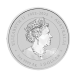 1 oz (31.10 g) srebrna  kolorowa moneta na karcie Lunar III -  Dragon, Australia 2024 (fioletowy)