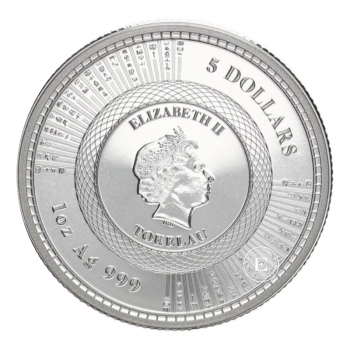 1 oz (31.10 g) sidabrinė moneta Vivat Humanitas, Tokelau 2020