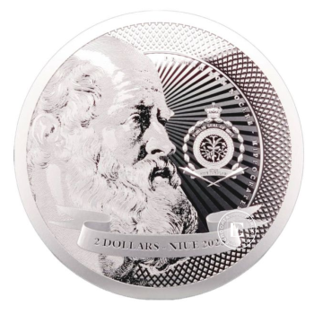 1 oz (31.10 g) sidabrinė moneta Vivat Humanitas, Niujė 2025
