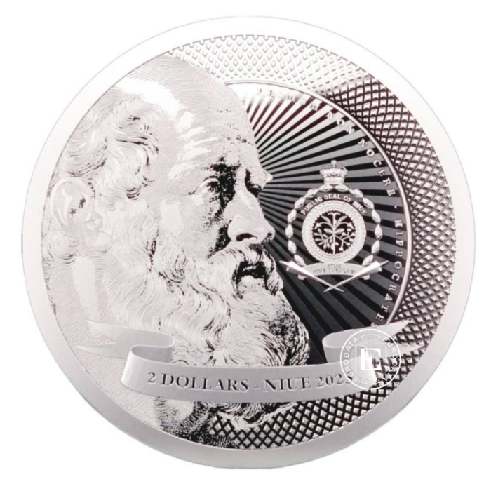1 oz (31.10 g) sidabrinė moneta Vivat Humanitas, Niujė 2025