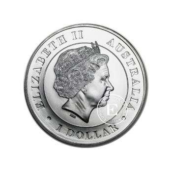 1 oz (31.10 g) sidabrinė moneta Voras piltuvininkas, Australija 2015