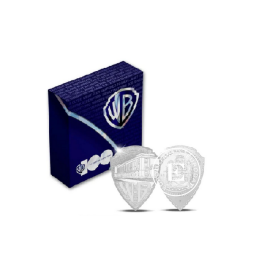 1 oz  (31.10 g) sidabrinė PROOF moneta WB skydas, 100 metų Warner Bros, Malta 2023