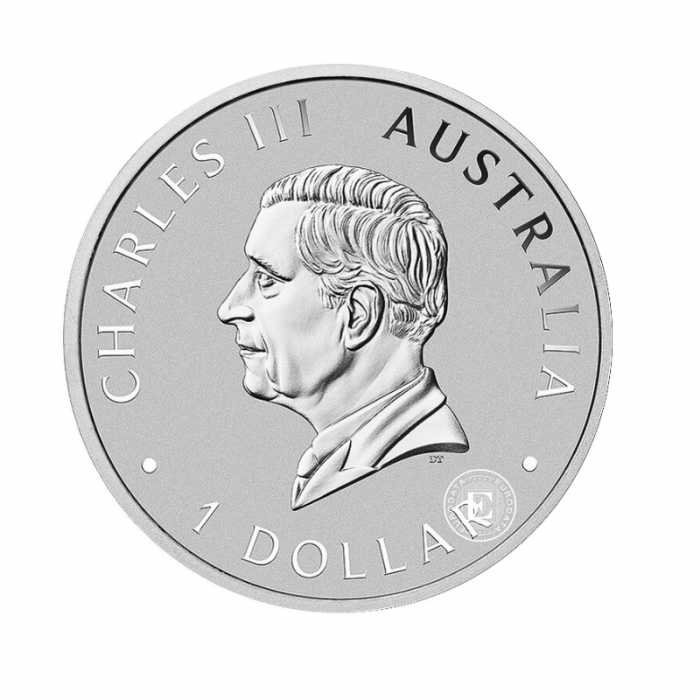 1 oz (31.10 g) srebrna moneta Wedge Tailed Eagle, Australia 2024