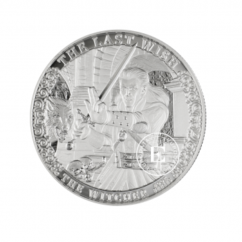 1 oz (31.10 g) sidabrinė moneta The Witcher -  The last wish, Niujė 2023