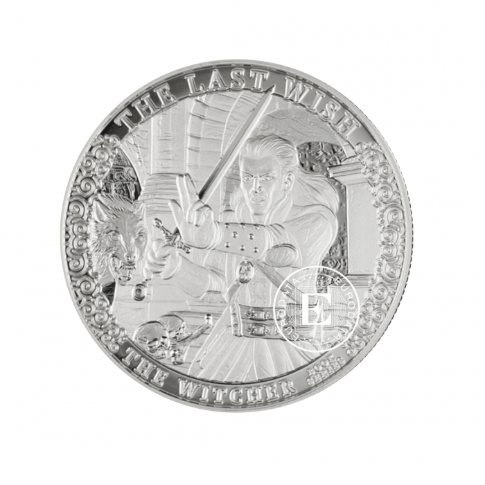 1 oz (31.10 g) sidabrinė moneta Raganius, Paskutinis noras, Niujė 2023