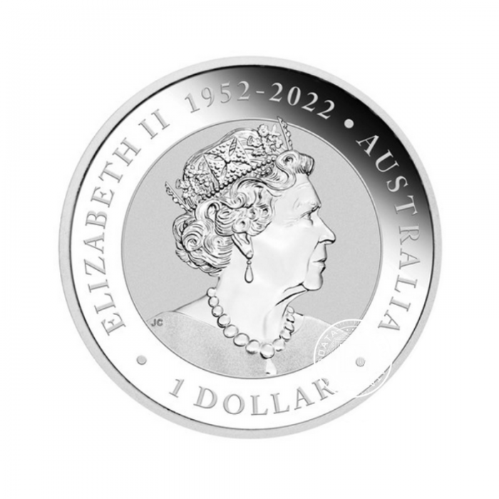 1 oz (31.10 g) srebrna moneta Wombat, Australia 2023