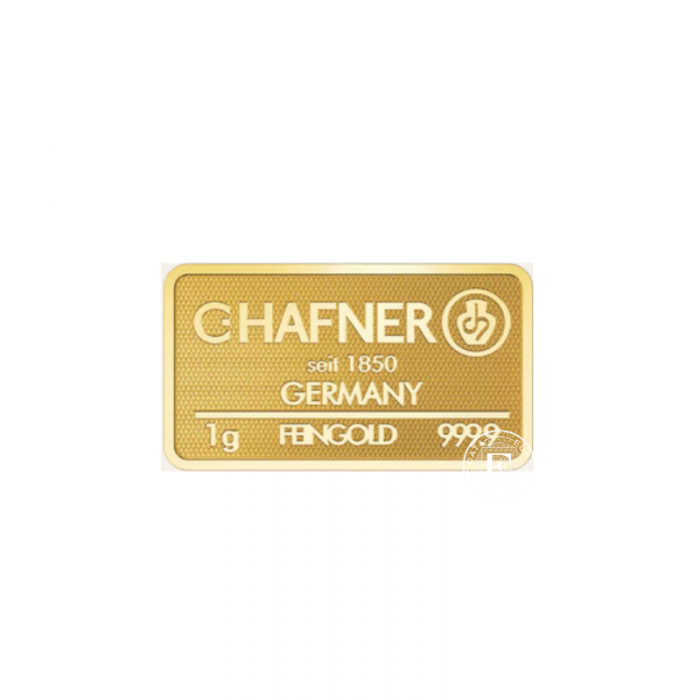1 g Goldbarren For you, C.Hafner 999.9