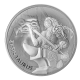 1 oz (31.10 g) pièce d'argent Zi: Sin Taurus, Corée du Sud 2021