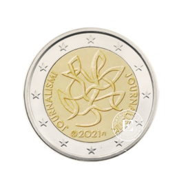 2 Eur moneta Dziennikarstwo i wolna prasa, Finlandia 2021